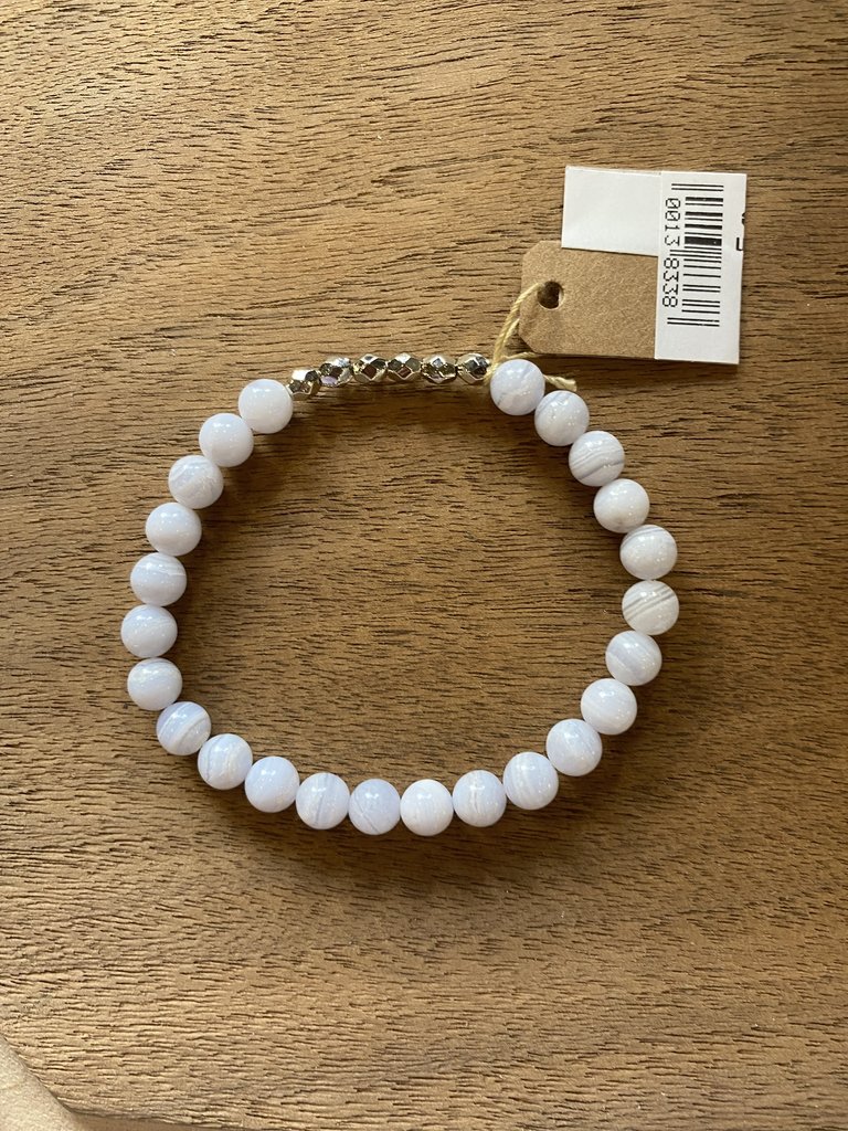 Precious Stone Bracelet - 6mm Beads