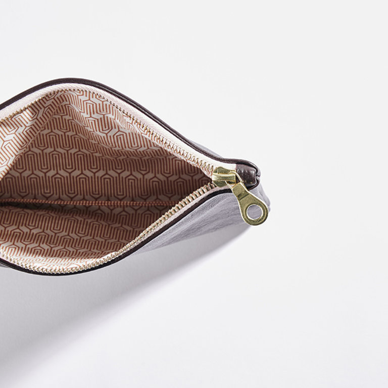 Emil Erwin Noelle Zippered Leather Pouch
