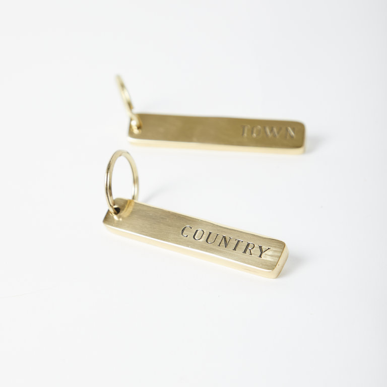 Sir Madam Town and Country Keychain Pair