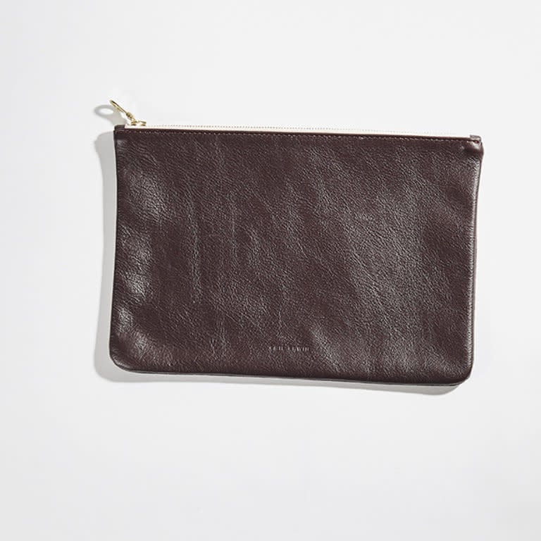 Emil Erwin Medium Zippered Leather Pouch