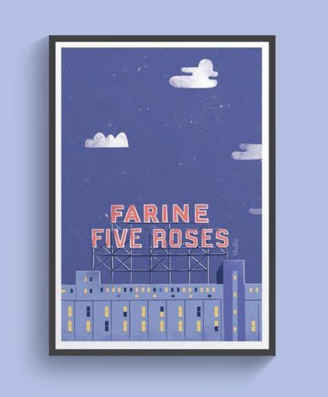 Elaillce Print Farine Fiveroses