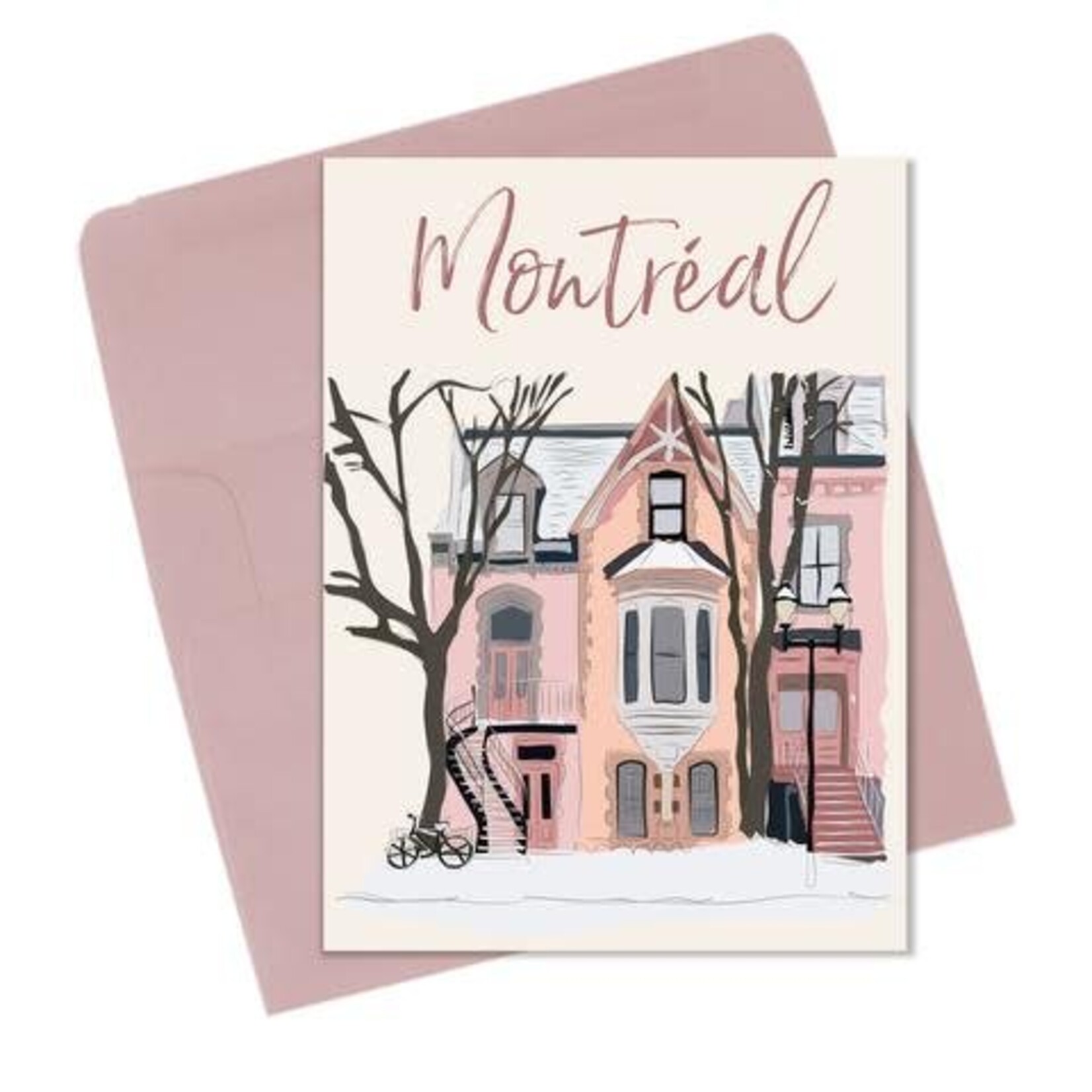Greeting Card - Winter Montreal