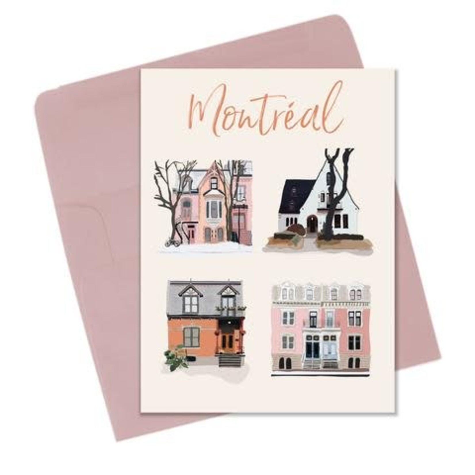 Carte de souhaits - Façades Montréal