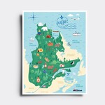 Card - Québec Map