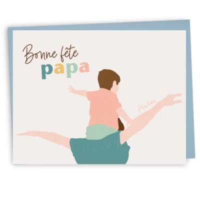 Card - Bonne fête papa (French)