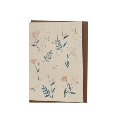Card - Flowers (seeded)