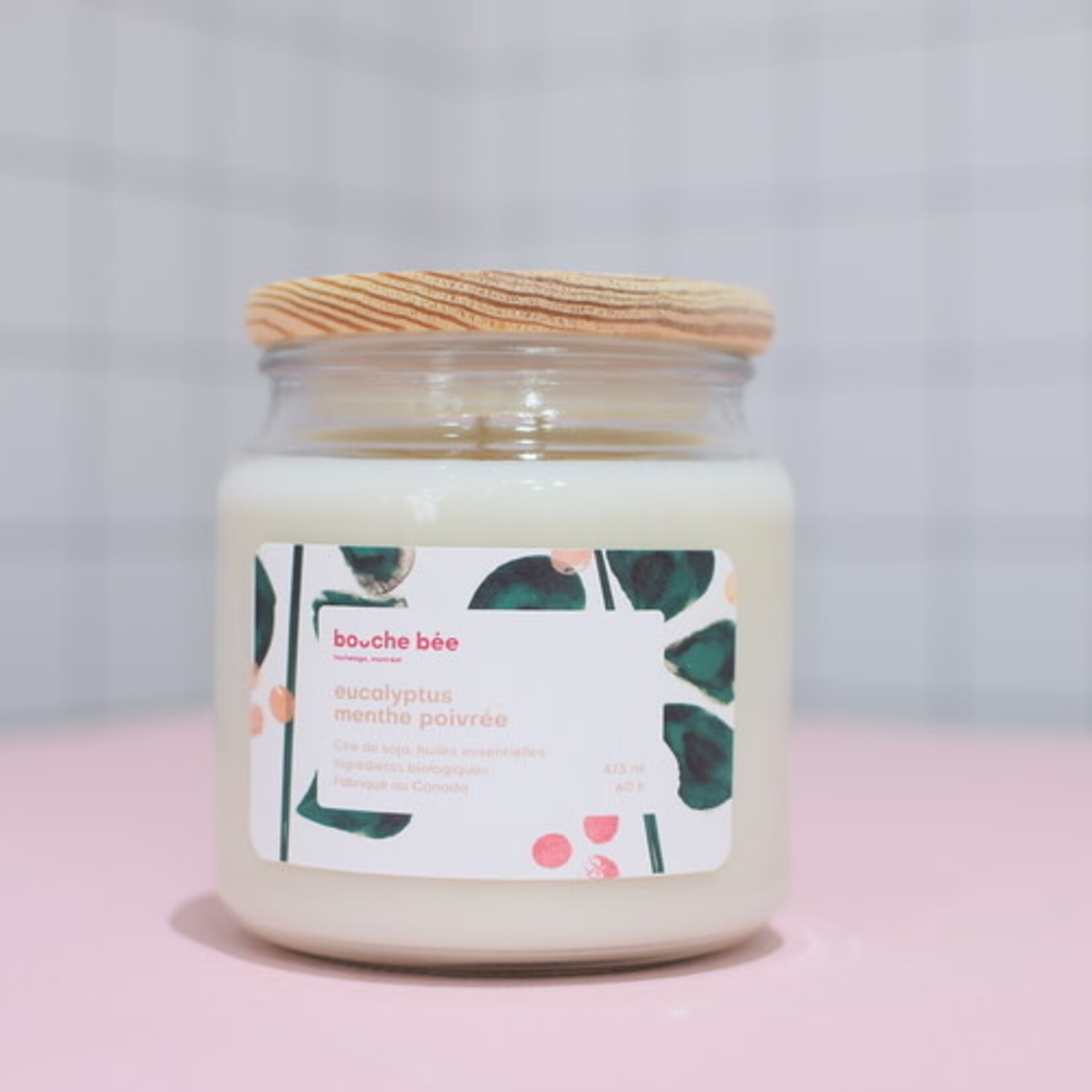Bougie Eucalyptus menthe poivrée