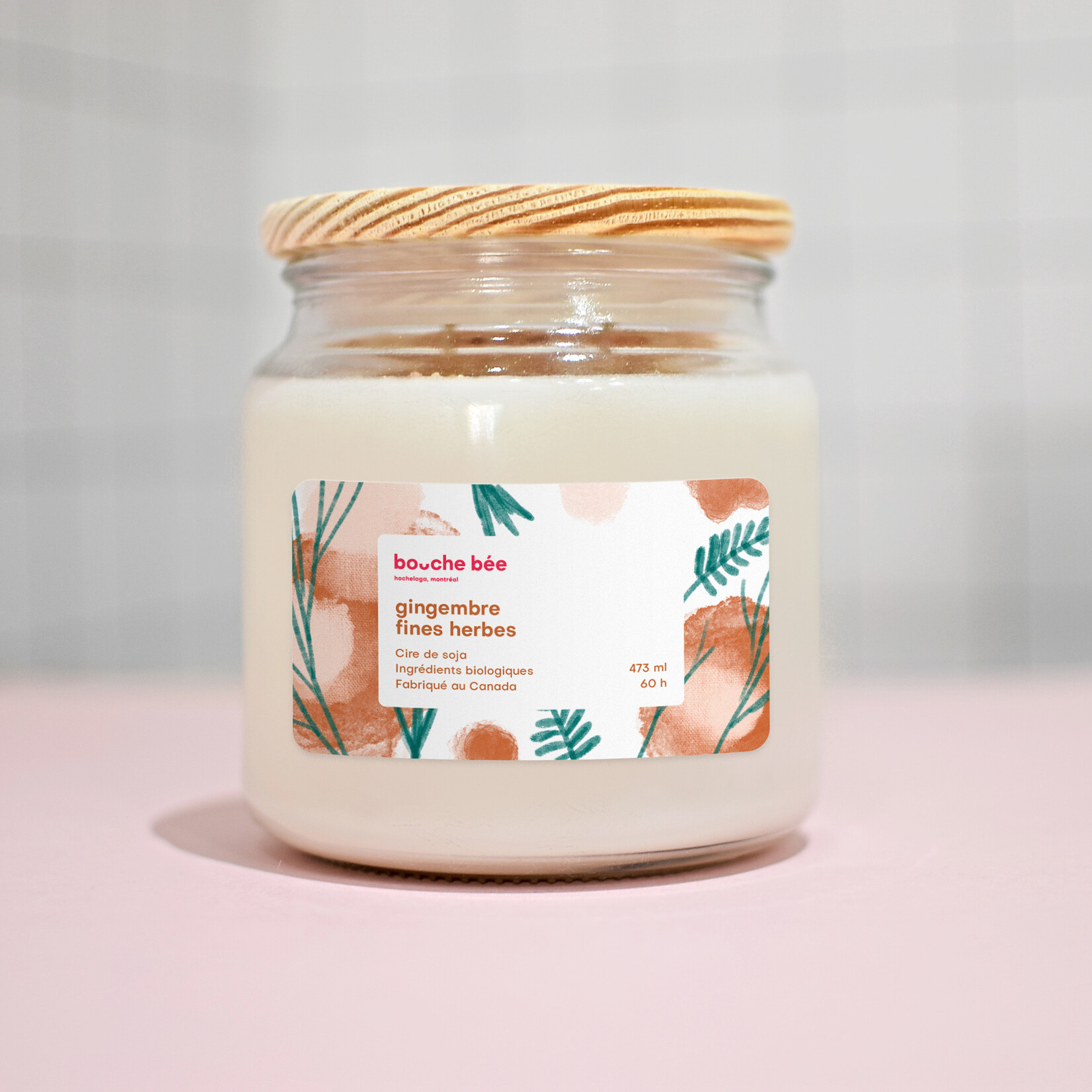 Bougie Gingembre fines herbes