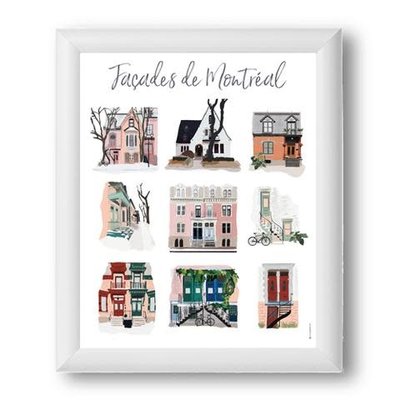 Print - Facades of Montreal