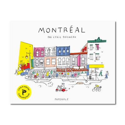 Paperole Coloring book - Montreal