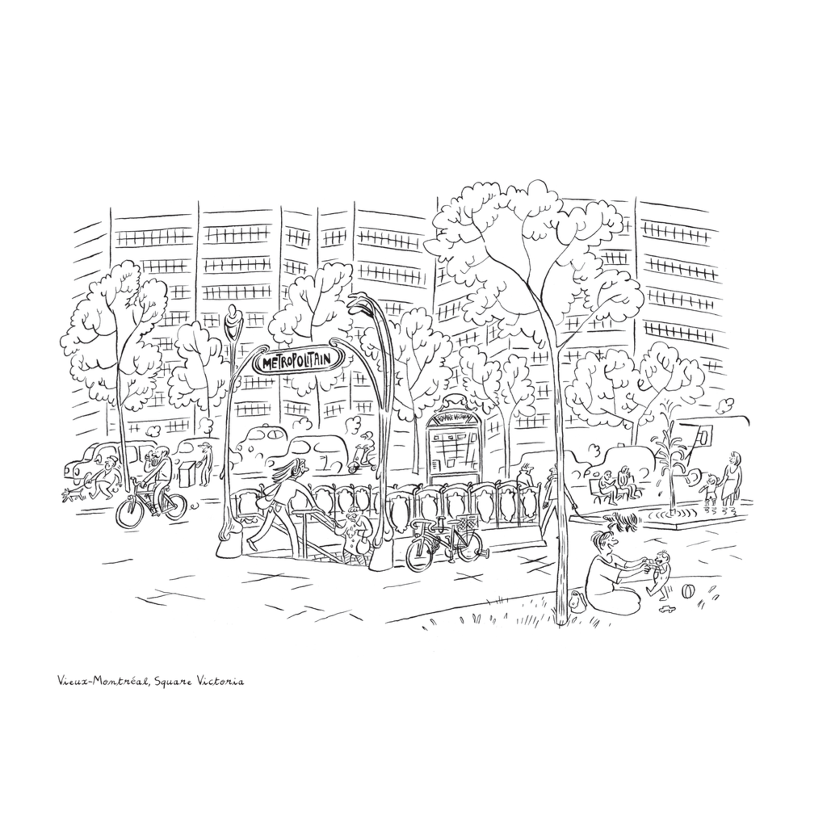 Coloring book - Montreal