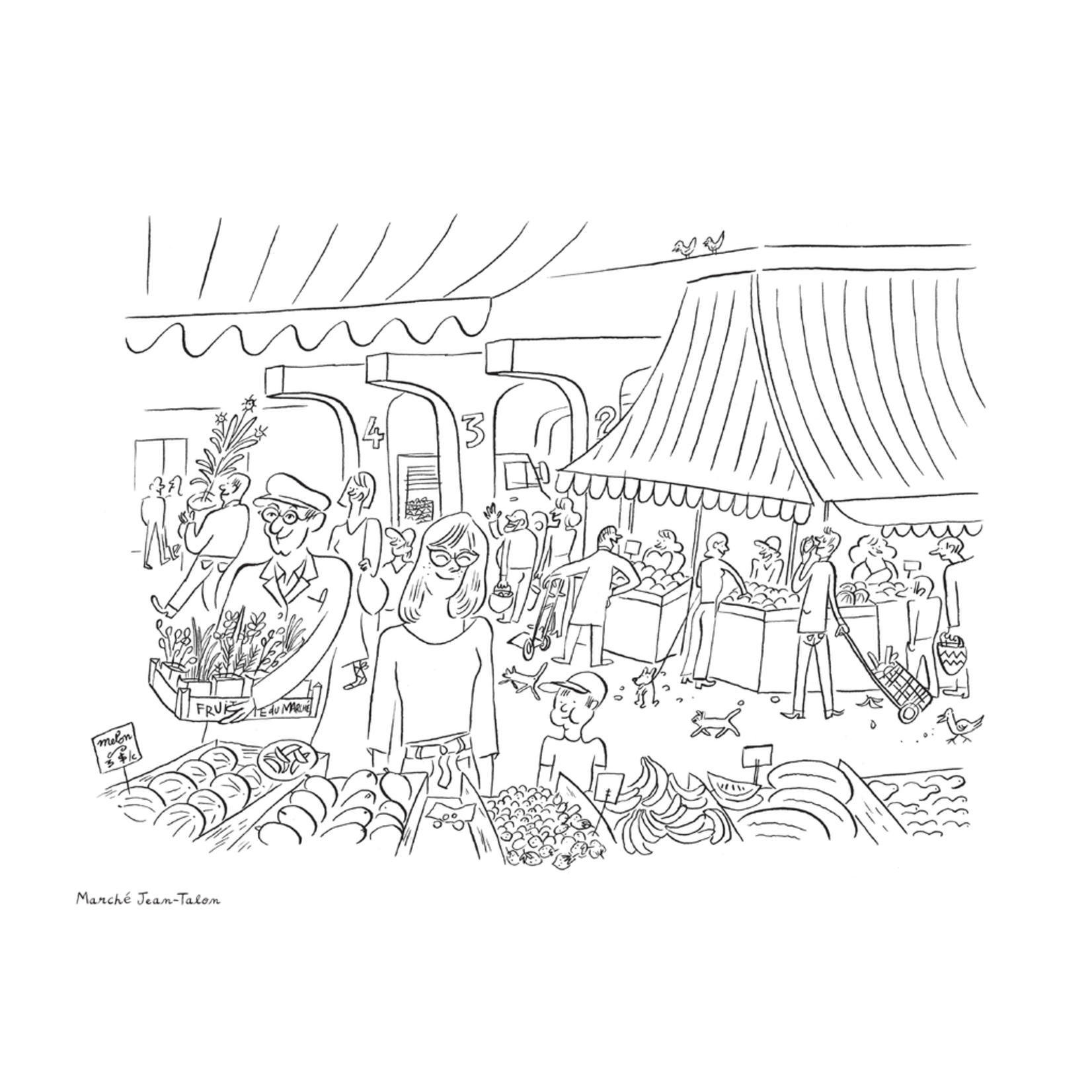 Coloring book - Montreal