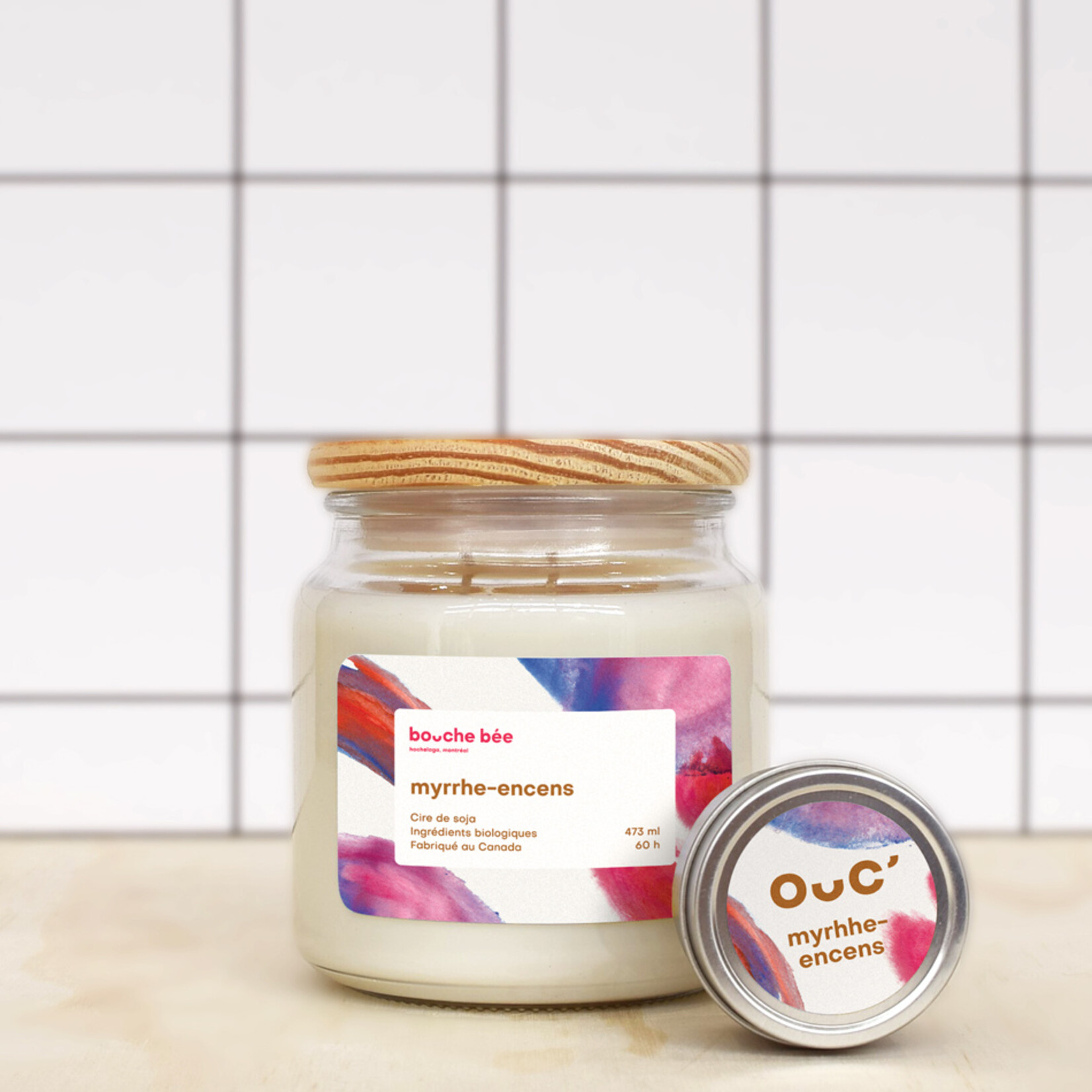 Bougie Myrrhe encens