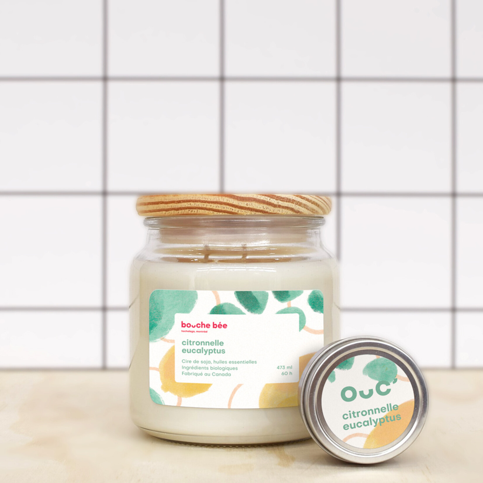 Bougie Citronnelle eucalyptus
