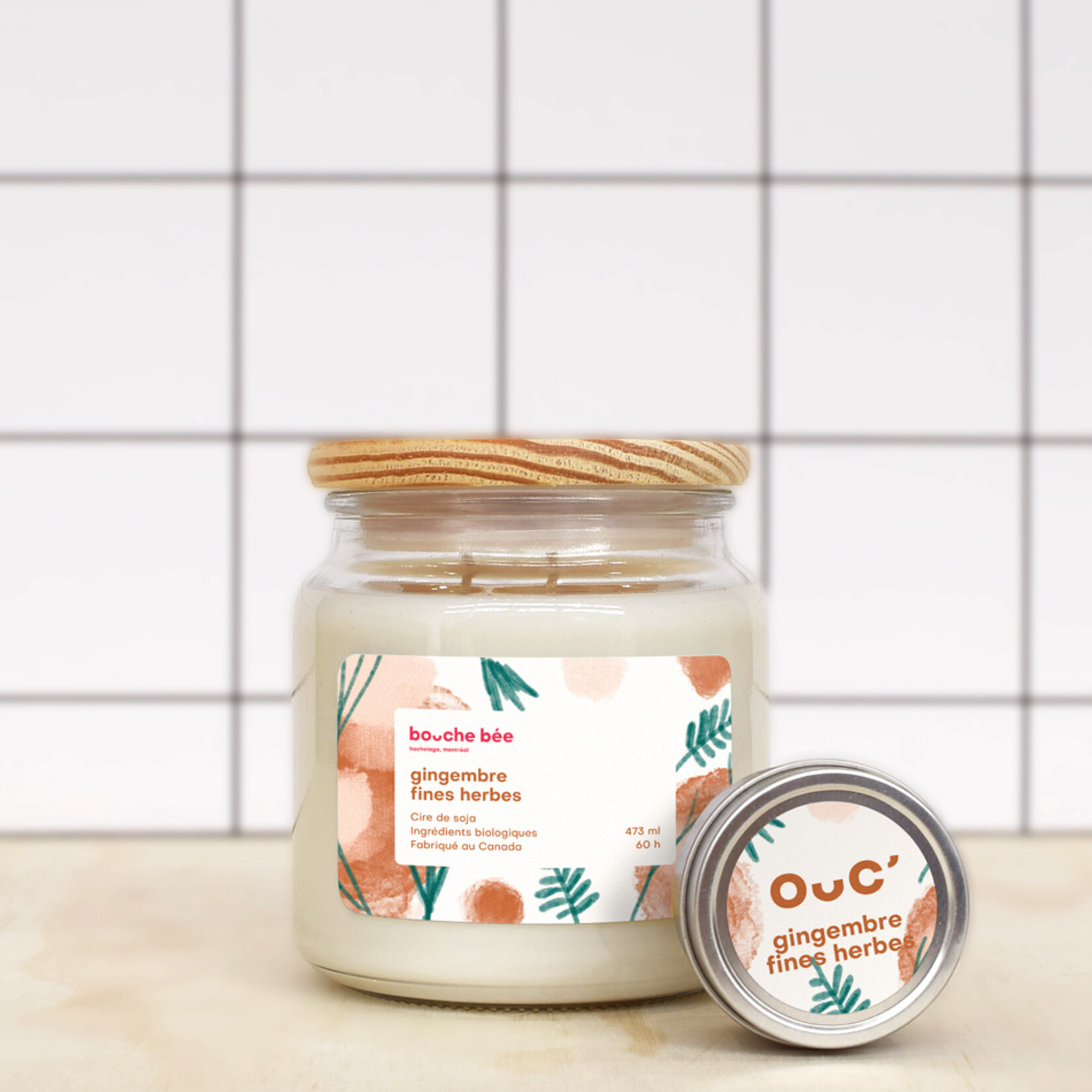 Bougie Gingembre fines herbes