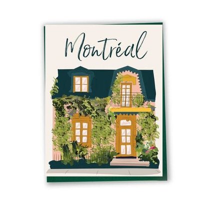 Card - Green facade Montréal