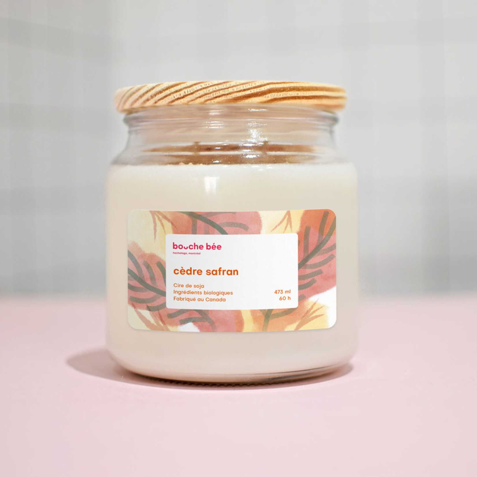 Bougie Cèdre et safran