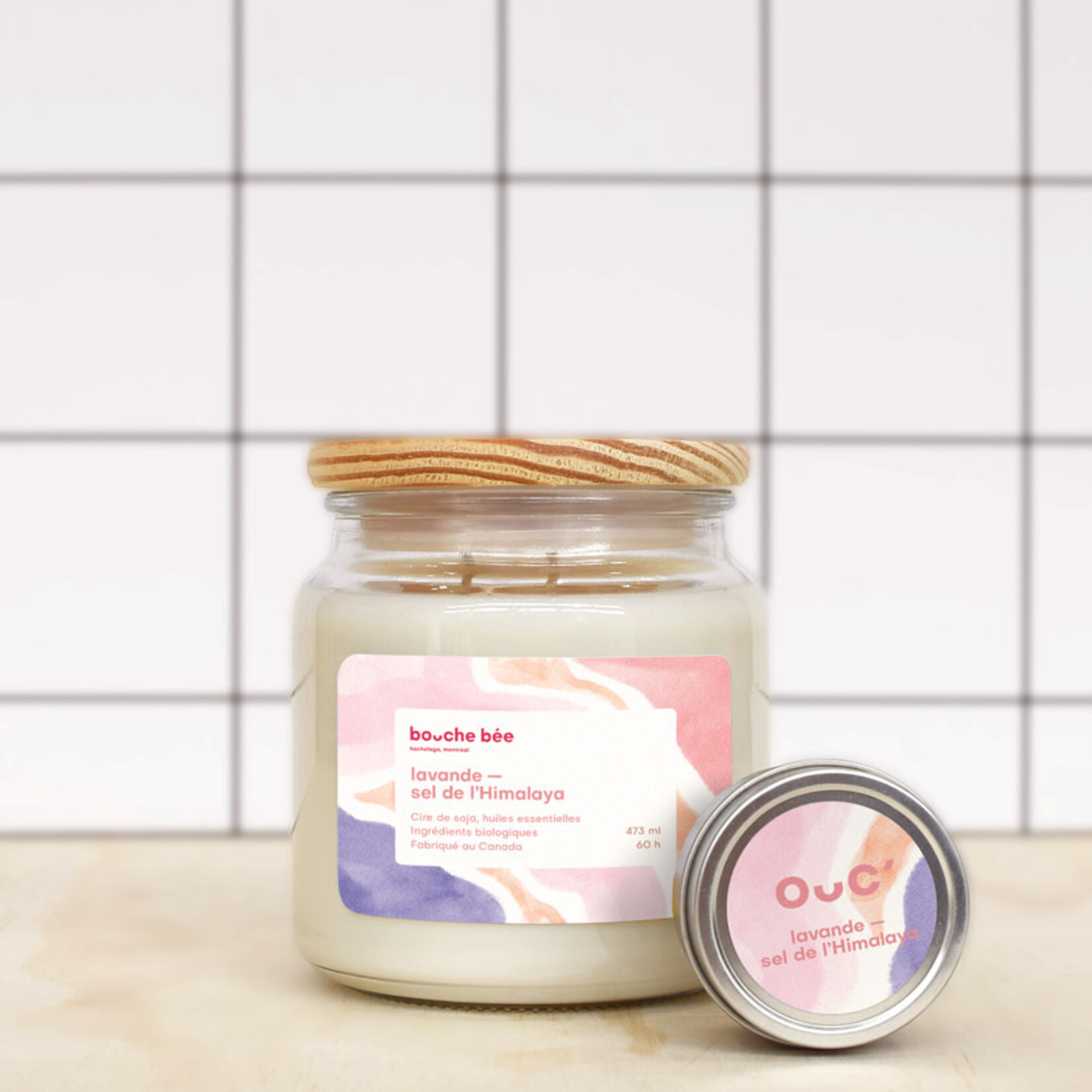 Lavender - Himalaya Salt candle