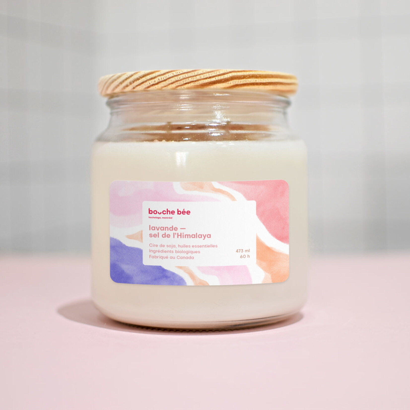 Lavender - Himalaya Salt candle