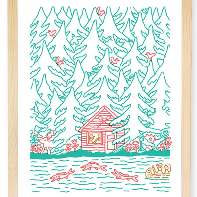 Print Ma cabane au Canada