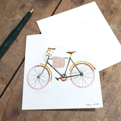 Atelier Marthes Card - À bicyclette (bike)