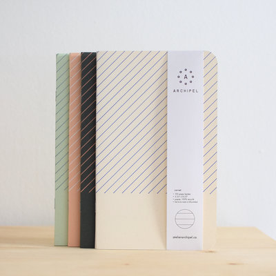 Atelier Archipel Diagonals notebook - lined