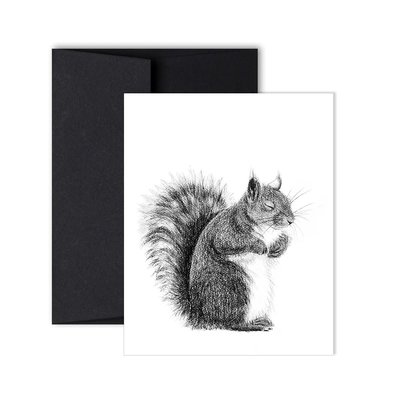 Le Nid Greeting Card - Squirrel