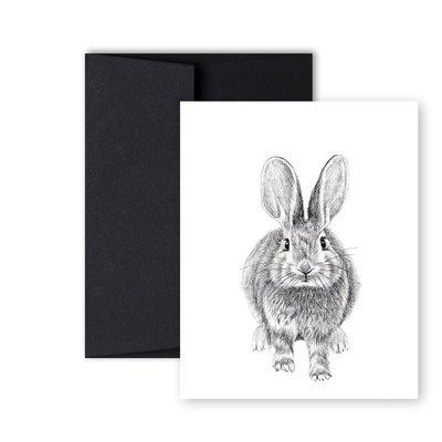 Le Nid Card - Rabbit Duo