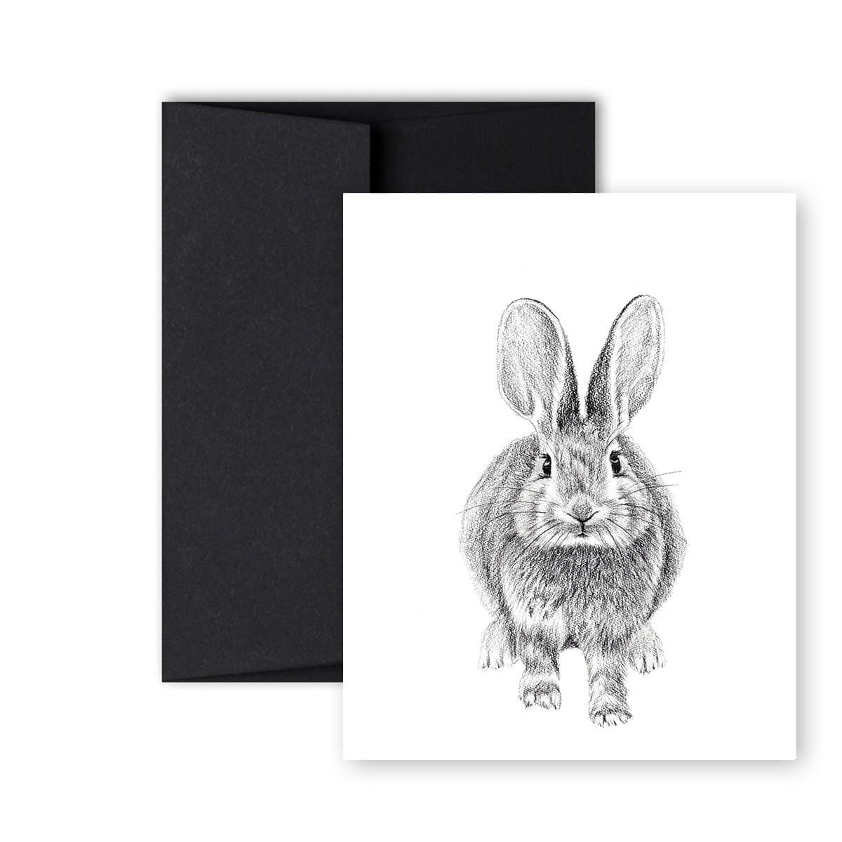 Carte De Souhait Duo Lapin Bouche Bee
