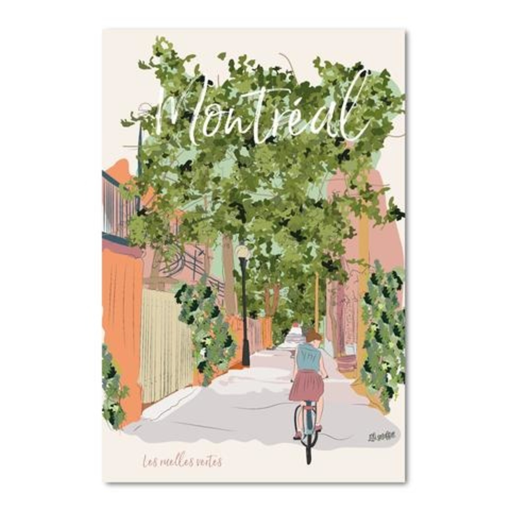 Carte postale - Montréal Ruelles Vertes