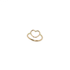 Gold heart ring 14k