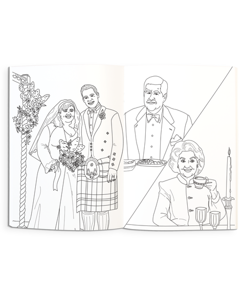 Party Mountain Paper Coloring Book - Gilmore Girls