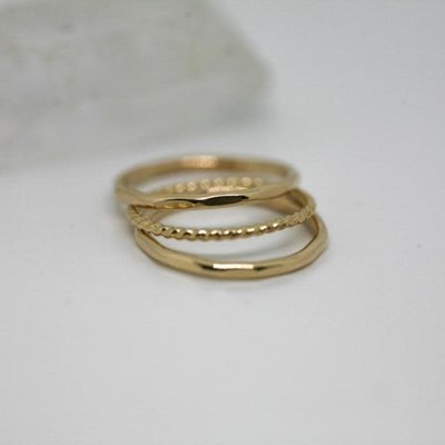 Côte Ouest Gold Twisted Ring