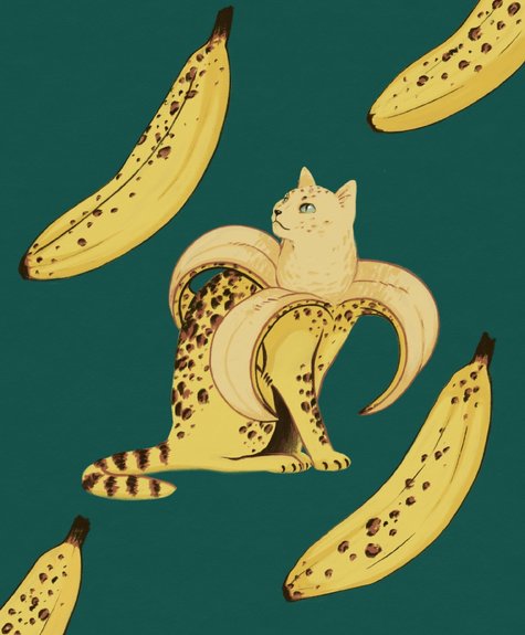 Paulie Poster Bananacat