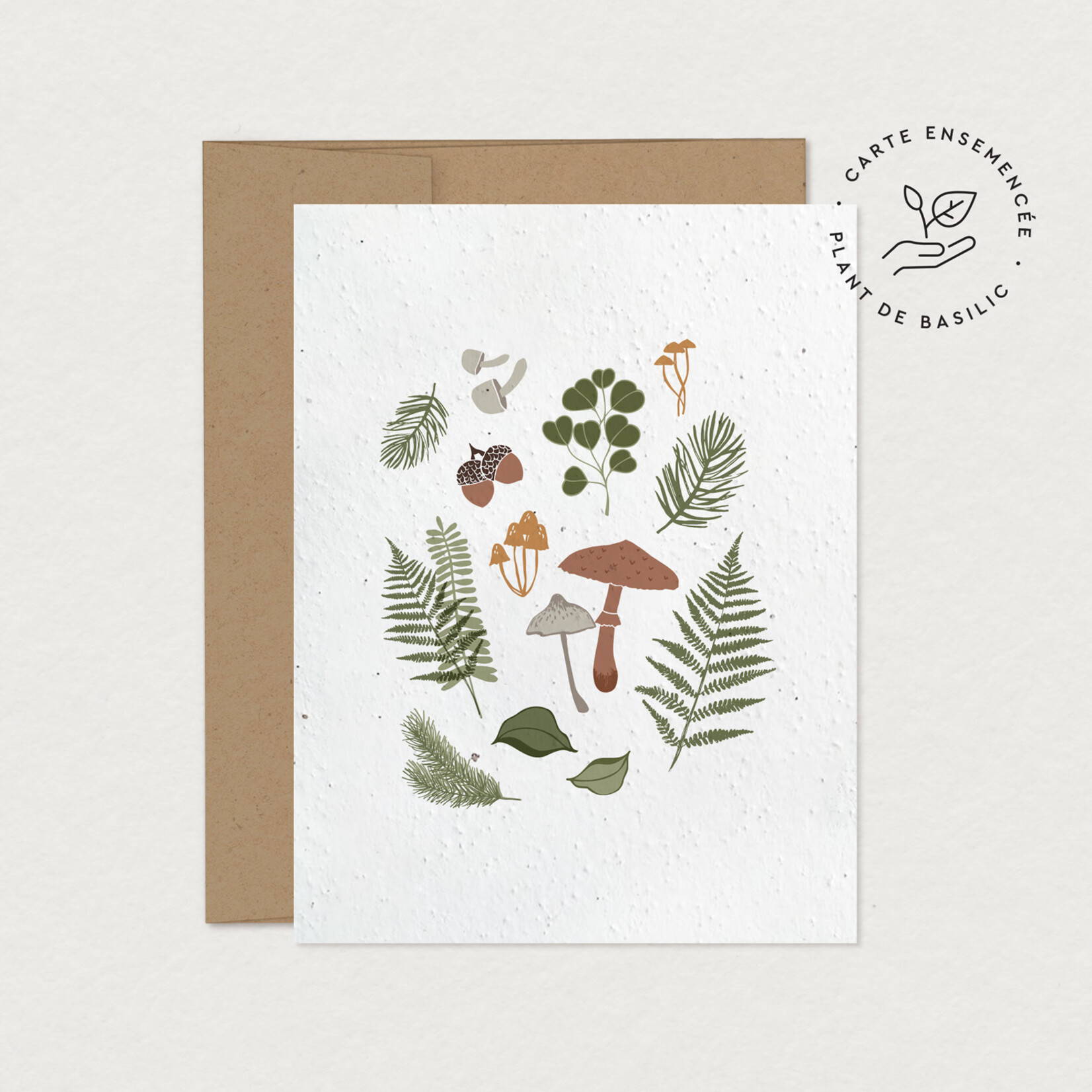 Greeting Card - Forest Harvest (seeded)