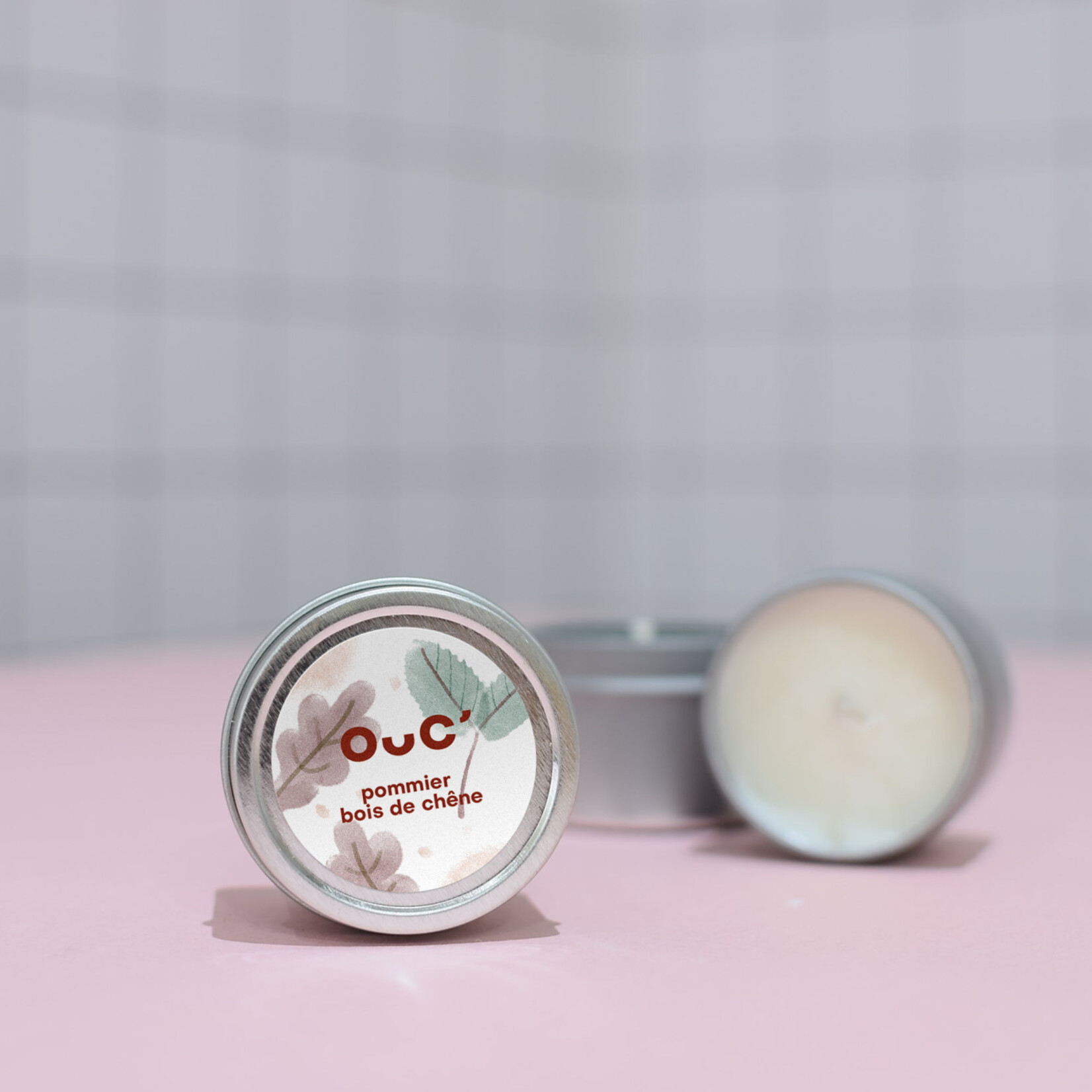 Bougie Pommier - Bois de chêne
