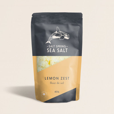 Sea Salt Spring Fleur de sel -  Zeste de citron