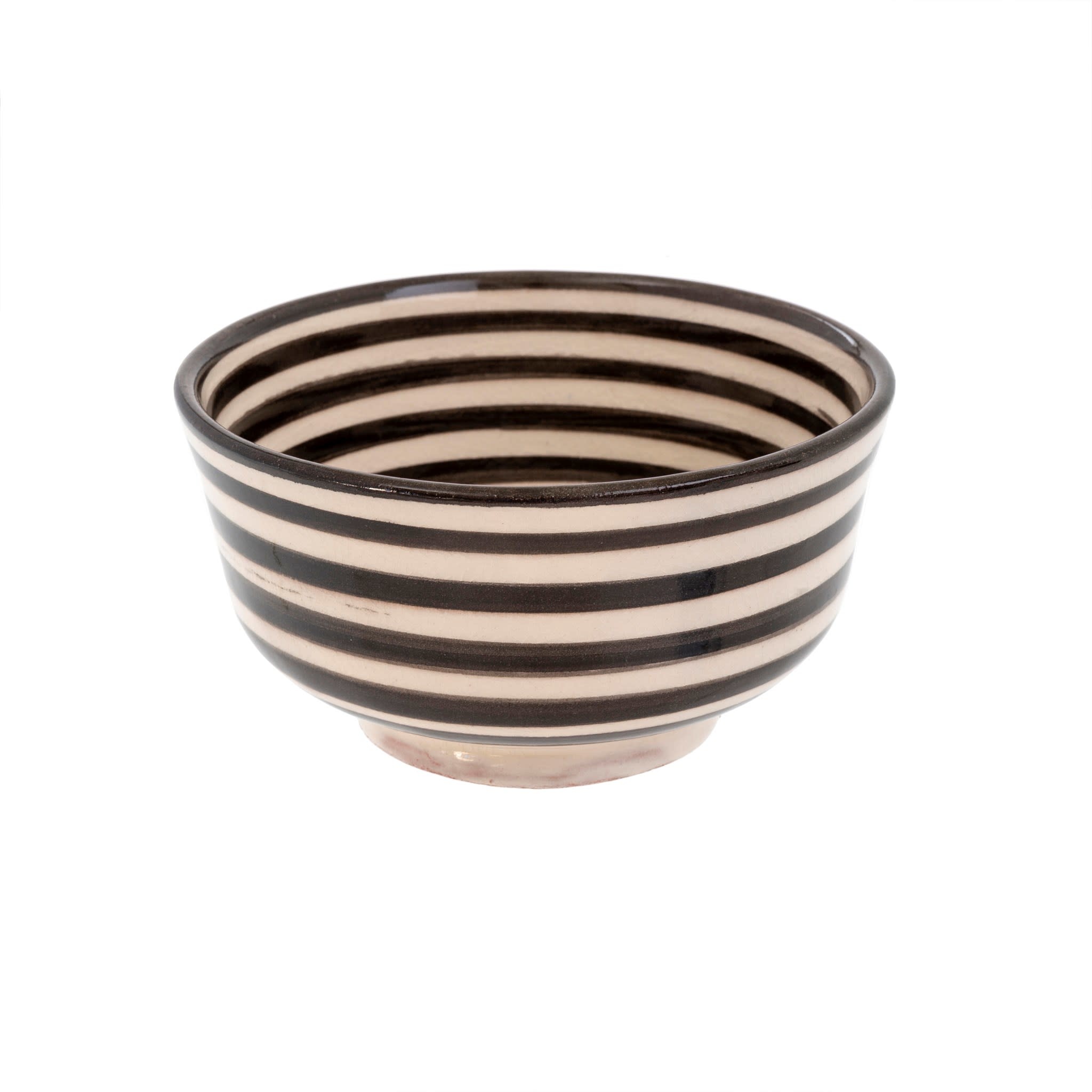 Indaba Moroccan Striped Bowl -  Teal