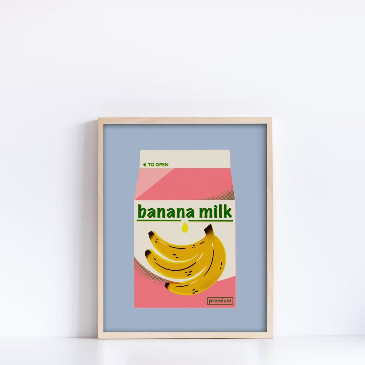 Paulie Affiche - Banana Milk