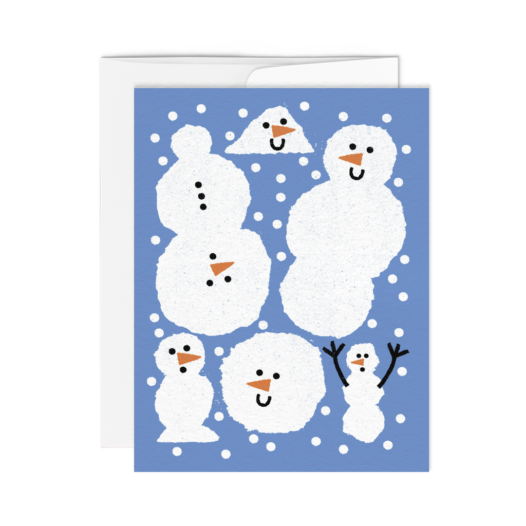 Paperole Greeting Card - Happy Snowman