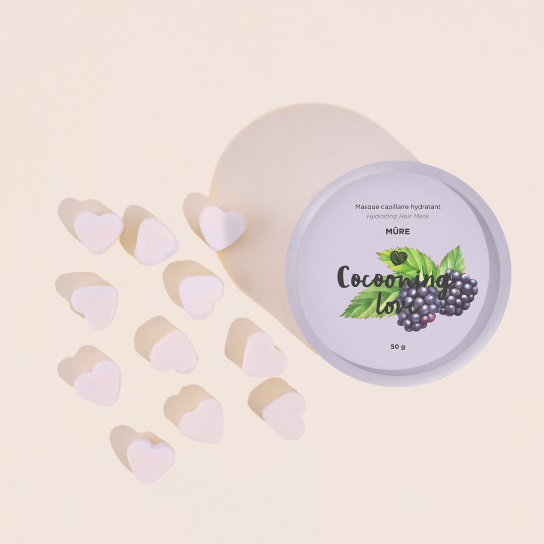 Cocooning Love Hydrating hair mask - blackberry