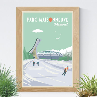 Trip Poster Affiche - Parc Maisonneuve