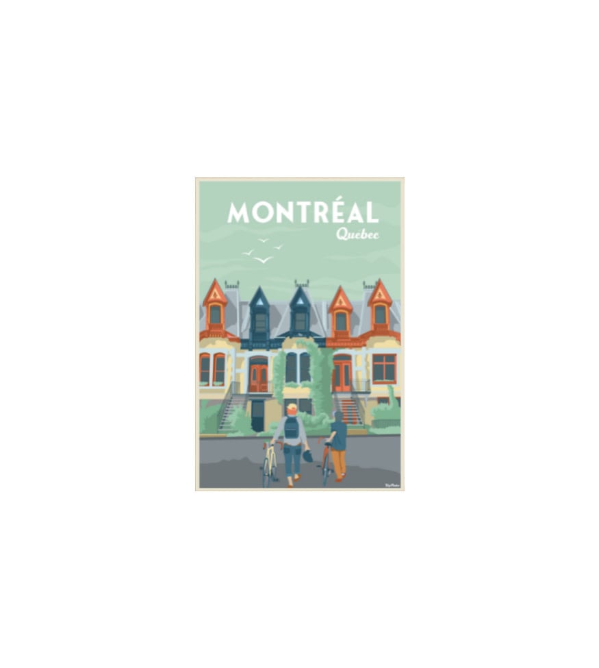 Trip Poster Print - Montreal