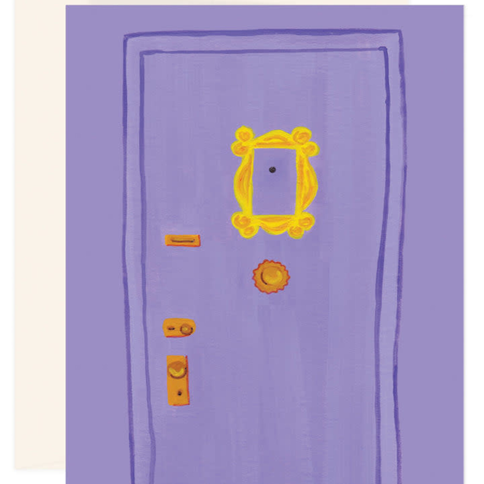 Greeting Card P&W - Friends Purple Door