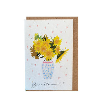 Lili Graffiti Card - Mother's Day (Flowers)