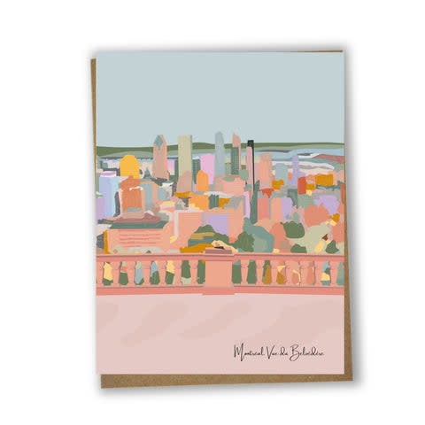 Greeting Card - Montreal Belvedere