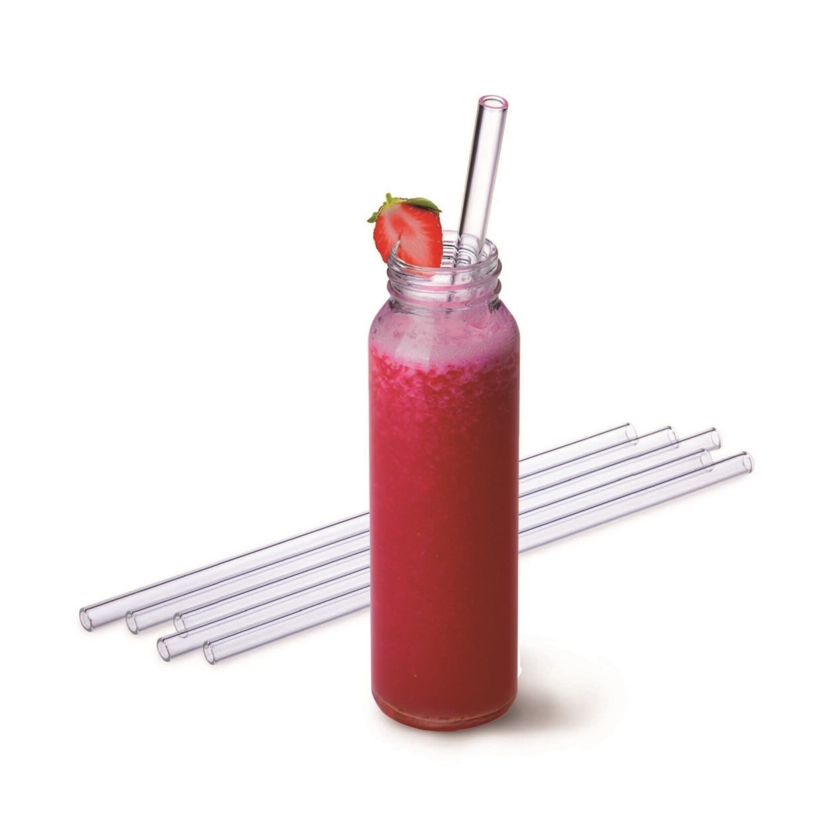 Paille en verre - droite