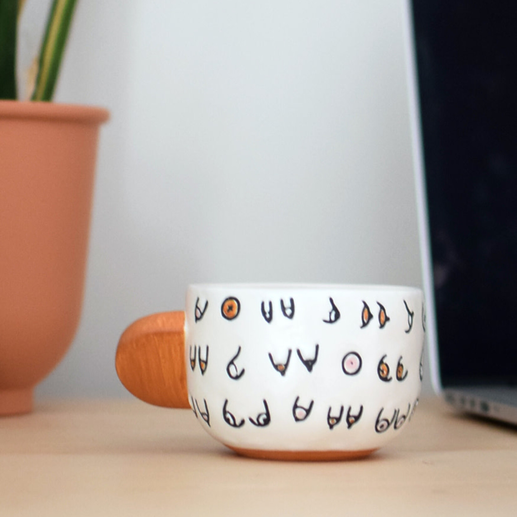 Tasse Hieroglyph (seins)