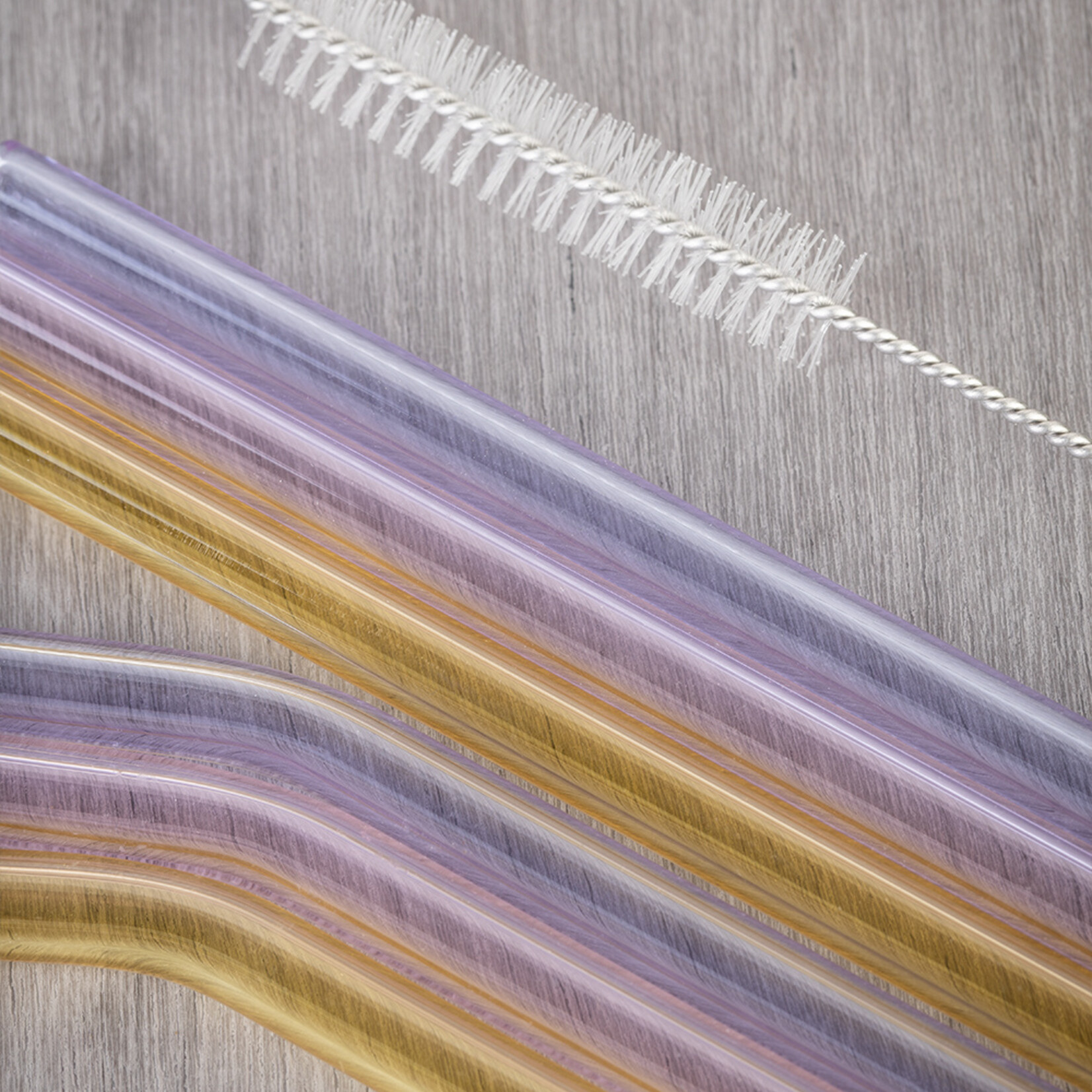 Set de 6 pailles - Pastel