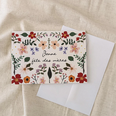 Card - Floral Garden (French)